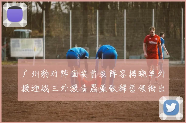 广州豹对阵国安首发阵容揭晓单外援迎战三外援黄晟豪张稀哲领衔出战